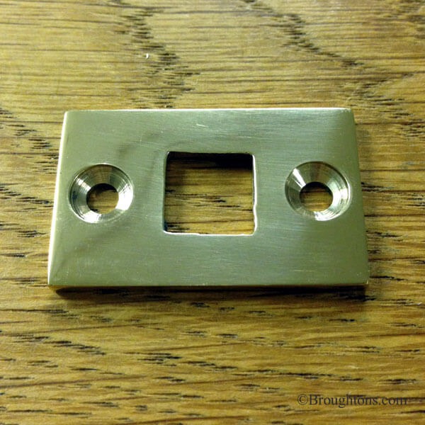 Small Door Bolt Flat Plate Broughtons Lighting & Ironmongery