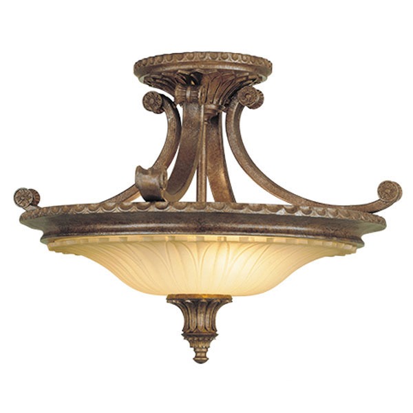 Feiss Stirling Cast Semi Flush Light - Broughtons Lighting & Ironmongery