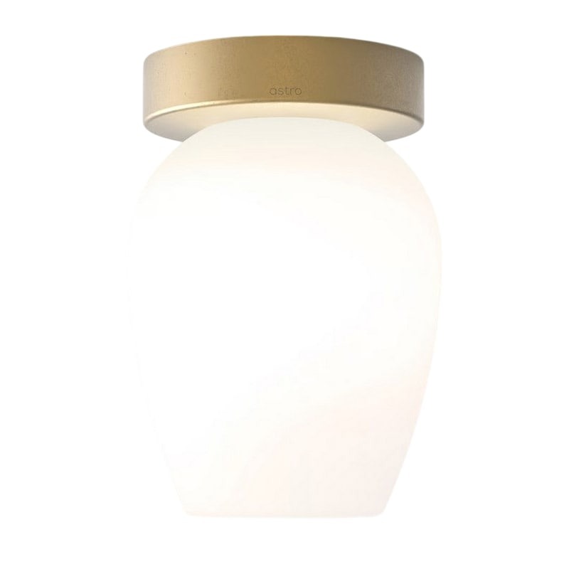 Tacoma Bathroom Ceiling Light Antique Brass - Broughtons Lighting ...