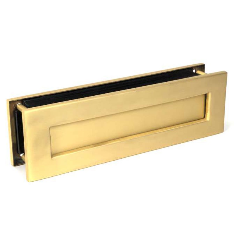 From The Anvil Traditional Letterbox Satin Brass Broughtons Lighting
