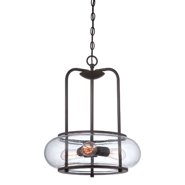 Quoizel Trilogy 3 Light Pendant Old Bronze Broughtons Lighting