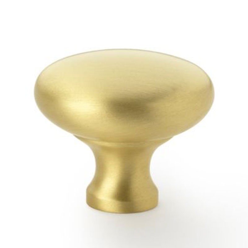 Wade Cupboard Knob 38mm Satin Brass - Broughtons Lighting & Ironmongery