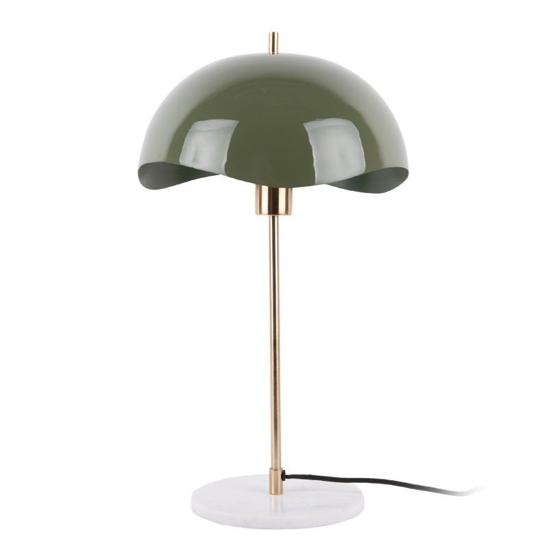 Glass dome table orders lamp