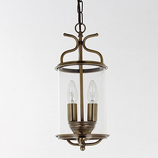 Winchester Hall Lantern Antique Brass Broughtons Lighting & Ironmongery
