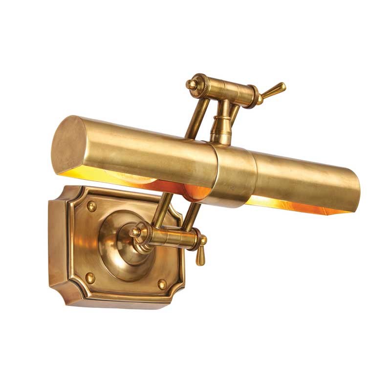 Interiors 1900 Winchester 14" Picture Light Mellow Brass Broughtons