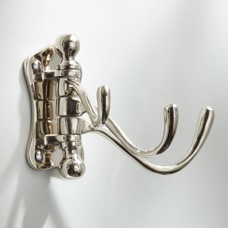 Triple Door Hook Antique Satin Brass - Broughtons Lighting