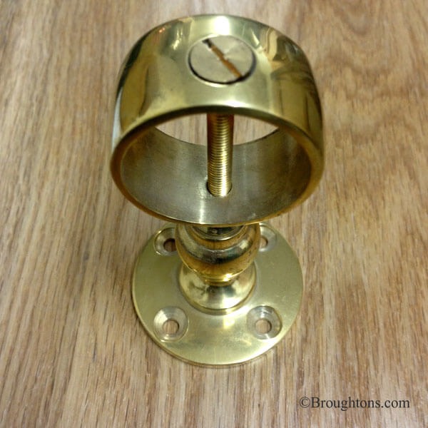Rope Handrail Bracket Polished Brass Broughtons Lighting & Ironmongery