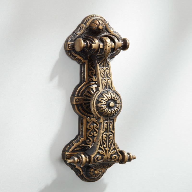 Edwardian Oval Door Knobs Antique Satin Brass - Broughtons Lighting &  Ironmongery