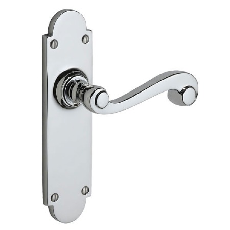 Brassart Constable 604 Door Latch Handles Polished Chrome - Broughtons ...