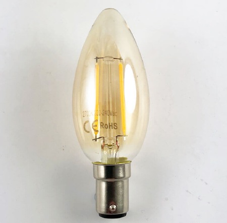 Candle Tinted LED 1.0W B15/SBC