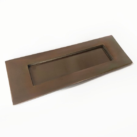 Aston Letter Plate 254mm Polished Solid Bronze Antiqued