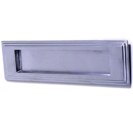 Aston Letter Plate 255mm Satin Chrome