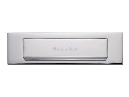 Heritage Letter Plate Gravity Flap V842 11" Polished Chrome