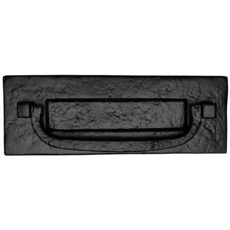 Heritage Tudor Letterplate & Knocker TC562 Black Ironwork