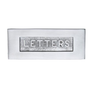Heritage Letter Plate V845 Satin Chrome