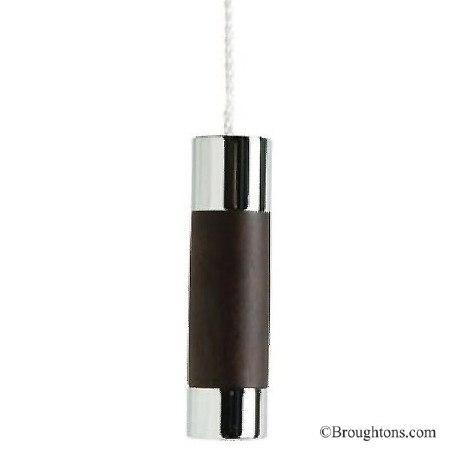 Cord Pull Dark and Chrome