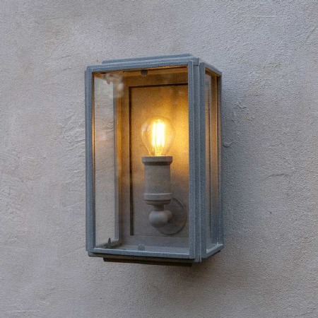 London Mini Coach Lamp Zinc