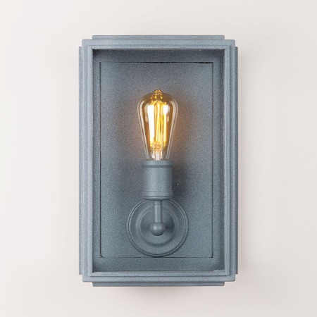 London Wall Lamp Wide Zinc