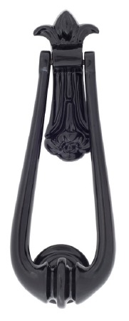 From The Anvil Loop Door Knocker Black