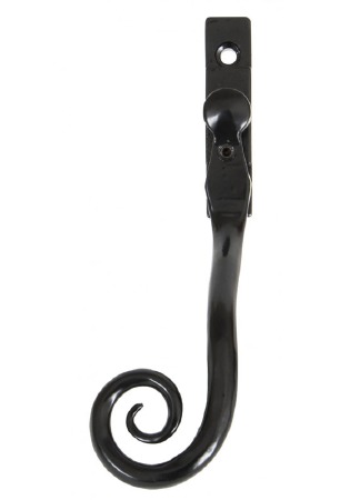 From The Anvil Large Monkeytail Espag Window Handle Black