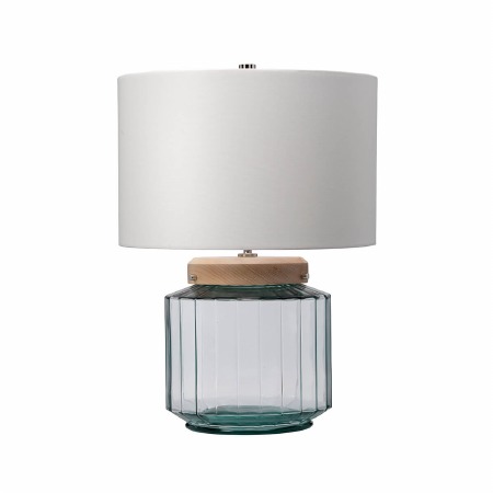 Elstead Luga 1 Light Table Lamp Natural Glass