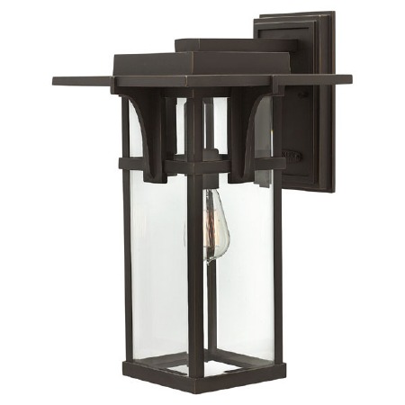 Hinkley Manhattan Large Wall Lantern Oil Rubbed Bronze