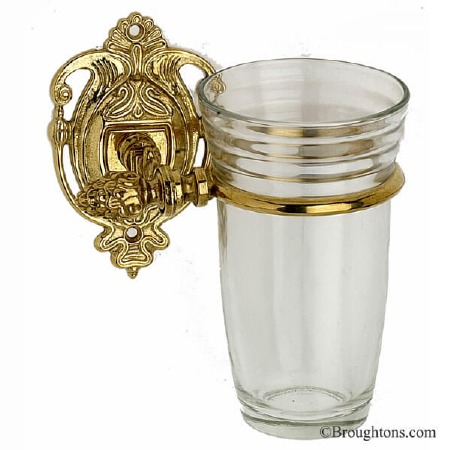Milano Tumbler Holder Brass