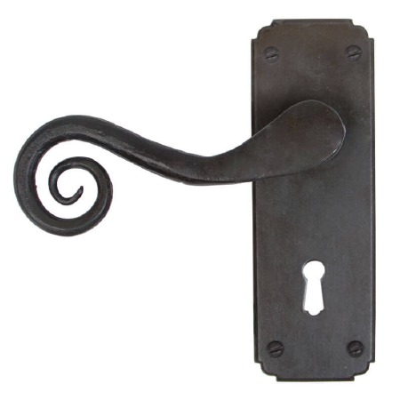 From The Anvil Monkeytail Door Lock Handles Beeswax