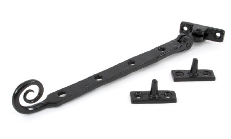 From The Anvil Monkey Tail Window Stay Black 10"