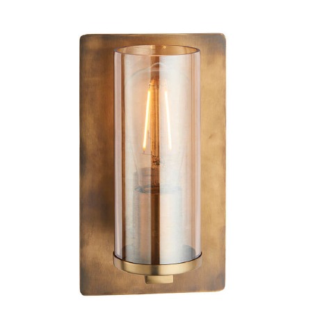 Moreton Wall Light Antique Brass Patina