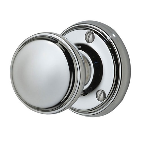 Victorian Constable 601 Door Knobs Polished Chrome