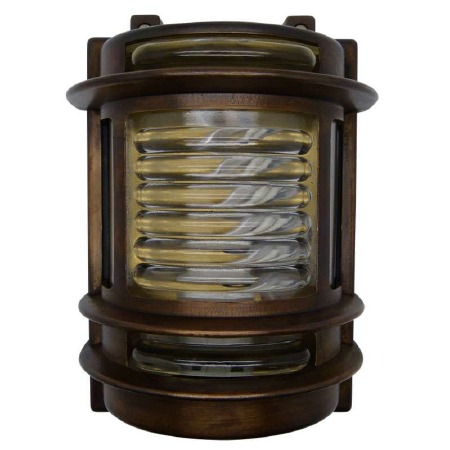 Navigator Outdoor Bulkhead Light Antique Brass