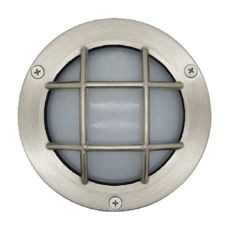 Compact Navigator Bulkhead Light Satin Nickel