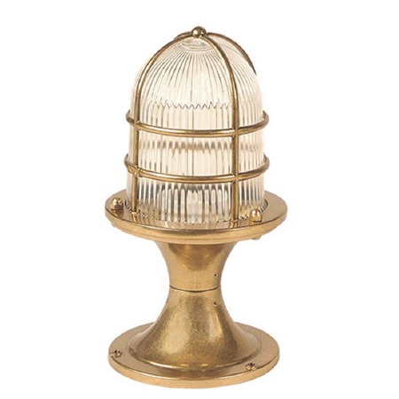 Navigator Post Light Large Raw Brass