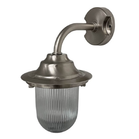 Navigator Plain Wall Lantern Satin Nickel