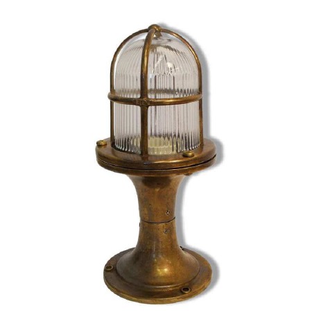 Navigator Post Light Small Antique Brass