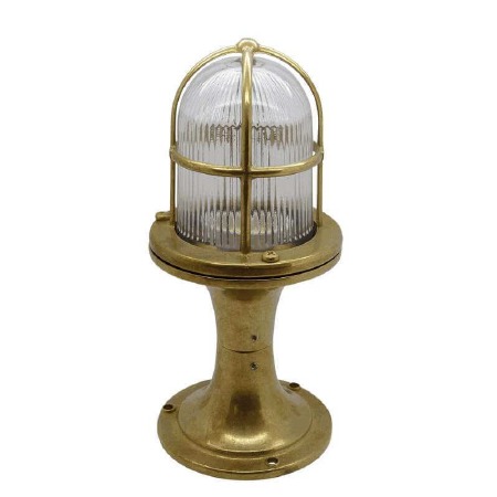 Navigator Post Light Small Raw Brass