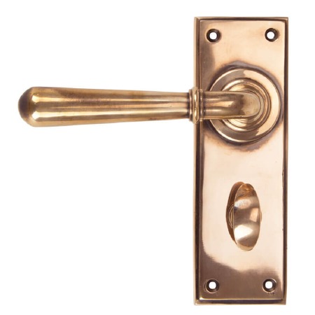 From The Anvil Newbury Lever Bathroom Set Polished Bronze
