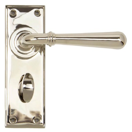 From The Anvil Newbury Lever Bathroom Set Polished Nickel