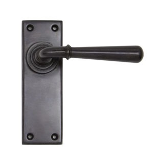 From The Anvil Newbury Lever Latch Set Aged Bronze