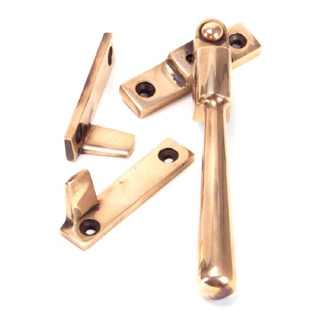 From The Anvil Night Vent Newbury Fastener Locking Polished Bronze