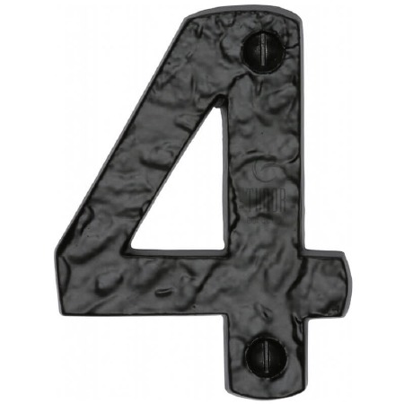 Heritage Tudor Numeral 3" TC356 04 Black Ironwork