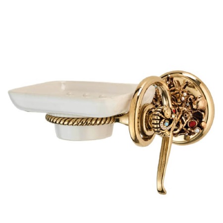 Oceano Soap Dish Polished Brass