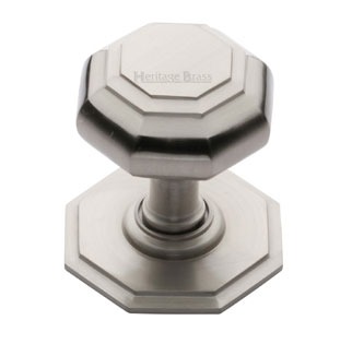 Heritage V890 Centre Door Knob Satin Nickel