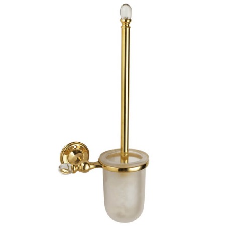 Olive Toilet Brush Polished Brass