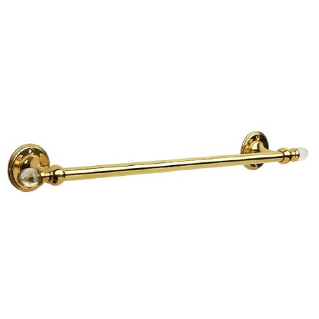 Olive Towel Rail 57cm Polished Brass