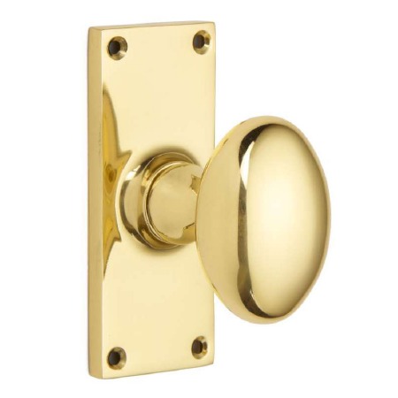 Oval Mortice Door Knobs on Square Plate Antique Satin Brass - Broughtons  Lighting & Ironmongery