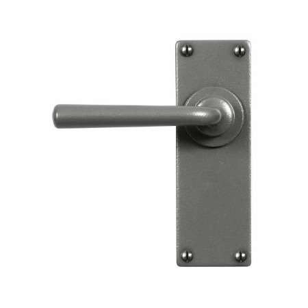 Stonebridge Padstow Lever Latch Door Handles Armor Coat Satin Steel