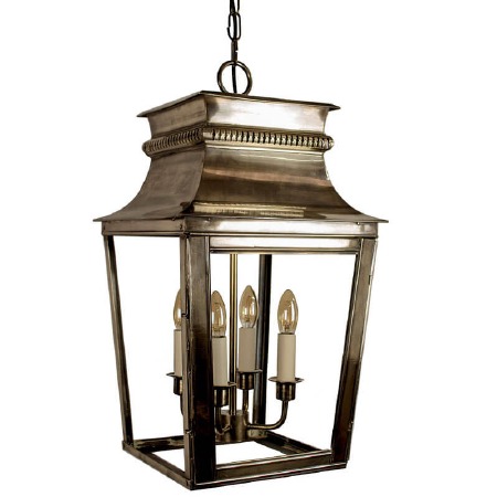Parisienne Lantern Large - Renovated Brass