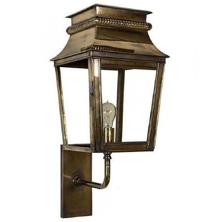 Parisienne Outdoor Wall Light Small - Renovated Brass